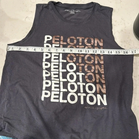 EUC Peloton x Spiritual Gangster 🌈  Repeat Muscle Tank - Picture 3 of 6